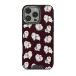 Snooze - iPhone 16 Pro Max Case, Elite Dark (MagSafe) / Silver