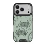 Cancer - iPhone 17 Pro Case, Elite Dark (MagSafe) / Silver / Turquoise