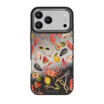 Bajo El Sol - iPhone 17 Pro Max Case, Elite Mirror Dark (MagSafe) / Silver