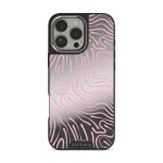 Hawaiian Breeze - iPhone 16 Pro Max Case, Elite Mirror Dark (MagSafe) / Silver