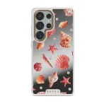 Seashells - Samsung Galaxy S25 Ultra Case, Elite Mirror Light (Magnetic) / Gold