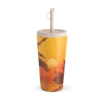 Golden Sky - Travel Mug, 500 ml / Straw