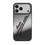 Amor - iPhone 17 Pro Max Case, Elite Mirror Dark (MagSafe) / Silver