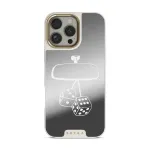 City Lights - iPhone 16 Pro Case, Elite Mirror Light (MagSafe) / Gold