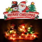 Led Decoration on the window 45cm Merry Christmas