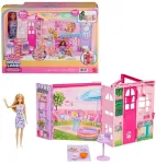 Matteli Barbie-nukk, Barbie n&auml;dalavahetuse nukumaja komplekt ja nukk EDUKAMP (0194735374441)