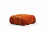 Pouf Hanah Home Bubble, sinep, 95 x 45 x 95