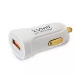 SAVIO Quick Charge 3.0A autolaadija SA-05/W