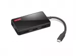 Lenovo GX91M73945 laptop dock/port replicator Wired USB 3.2 Gen 1 (3.1 Gen 1) Type-C Black
