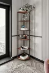 Raamaturiiul, Hanah Home, 6 RIIULIGA RAAMATIKUR  SAR, p&auml;hkel, 34 x 173 x 34