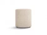 Boucle Pouf, "Dia", 1 Seat, 40x40x45, Light Beige