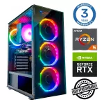 INTOP Ryzen 5 7500X3D 16GB DDR5 250SSD M.2 NVME+2TB RTX5060Ti 8GB no-OS