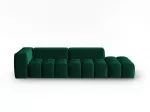 Velvet Right Modular Sofa, "Verona", 4 Seats, 265x85x70 Made in Europe