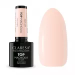 CLARESA_Top No Wipe UV/LED pealiskate h&uuml;briidlakile, mida ei pea maha pesema, &bdquo;Magnolia&ldquo;, 5 g
