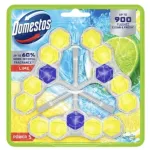 DOMESTOS Power 5 Lime WC-puhastus- ja v&auml;rskendaja, 3x55 g