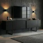 TV-alus, Hanah Home, must puit, must, 180 x 50 x 30