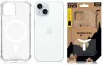 "MagForce Plyo Cover iPhone 15 Plus" Transparent