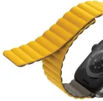 Revix Magnetic Apple Watch 42/44/45/49mm Grey-Yellow