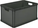 LA-KA-PE Transport box with load capacity up to 30kg Robert 60x40x32cm 64L graphite color 4052396010039