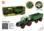 Tractor with Trailer with Lights and Sound Function