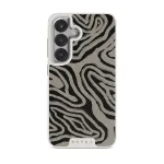 Black Sand - Samsung Galaxy S25 Plus Case, Elite Light (Magnetic) / Silver