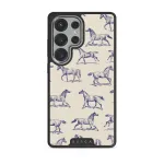 Derby Race - Samsung Galaxy S25 Ultra Case, Elite Dark (Magnetic) / Silver