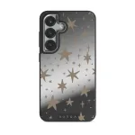 12 O'clock - Samsung Galaxy S25 Plus Case, Elite Mirror Dark (Magnetic) / Silver