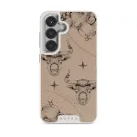 Taurus - Samsung Galaxy S25 Case, Elite Light (Magnetic) / Silver / Beige