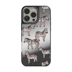 Wild Spirit - iPhone 16 Pro Case, Elite Mirror Dark (MagSafe) / Silver