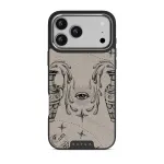 Aquarius - iPhone 17 Pro Max Case, Elite Dark (MagSafe) / Silver / Nude