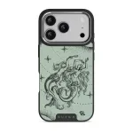 Virgo - iPhone 17 Pro Case, Elite Dark (MagSafe) / Silver / Turquoise