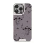 Taurus - iPhone 16 Pro Max Case, Elite Light (MagSafe) / Silver / Purple