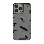 Draco - iPhone 16 Pro Case, Elite Dark (MagSafe) / Silver