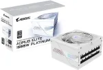 &bdquo;Gigabyte AORUS Elite P1000W Ice&ldquo; toiteplokk, 1000 W, 20+4-kontaktiline ATX, valge (GP-AE1000PM PG5 ICE)