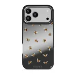 Honeycomb - iPhone 17 Pro Max Case, Elite Mirror Dark (MagSafe) / Silver