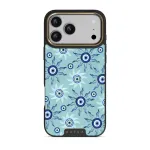 Blue Gaze - iPhone 17 Pro Max Case, Elite Dark (MagSafe) / Gold