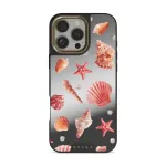Seashells - iPhone 16 Pro Max Case, Elite Mirror Dark (MagSafe) / Gold