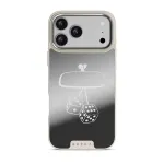 City Lights - iPhone 17 Pro Max Case, Elite Mirror Light (MagSafe) / Silver