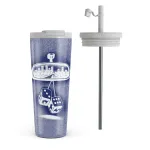 City Lights - Travel Mug, 700 ml / Flap & Straw Set