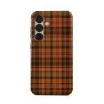 Autumn Plaid - Samsung Galaxy S25 Case, Tough (Magnetic) / N/A