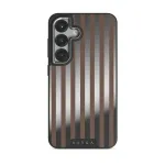 Tiramisu - Samsung Galaxy S25 Plus Case, Elite Mirror Dark (Magnetic) / Silver