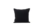 Ronja padjakate pestud puuvill - must 45x45