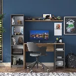 &Otilde;ppelaud, Hanah Home, p&auml;hkel Antratsiit, 160 x 161,8 x 45, cm
