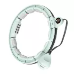 HHM13 HULA HOOP GREEN WITH MAGNETS AND WEIGHT + HMS COUNTER