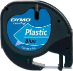 Dymo LetraTAG - plastiteippi 12 mm x 4 m, sinine