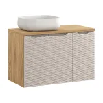 90 cm m&ouml;&ouml;blikomplekt koos lauaplaadiga ja lauaplaadile paigaldatava valamuga &bdquo;Nika set-ocb b 90 cm d un nika wh&ldquo;