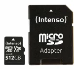"CARD Intenso UHS-I Professional 512 GB microSDXC (must, UHS-I U3, klass 10)"