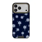 Frosty Pines - iPhone 17 Pro Max Case, Elite Dark (MagSafe) / Gold