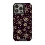 Sleeping Beauty - Snowflakes iPhone 16 Pro Case, Elite Dark (MagSafe) / Gunmetal