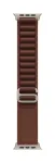 49mm Burgundy Alpine Loop - Small - Natural Titanium Finish